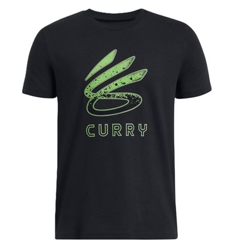 Under Armour Curry Tee Jr Svart