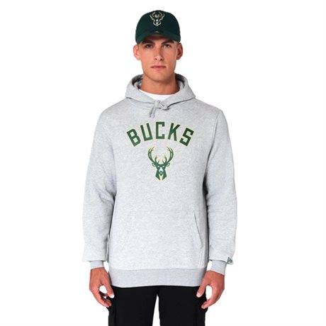 Milwaukee Bucks Hoody 2024 Grå