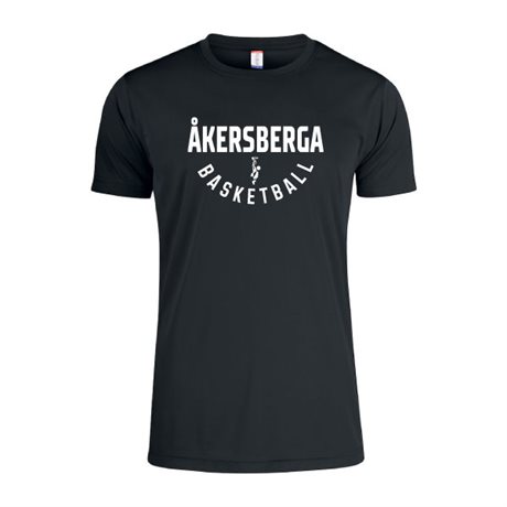 Åkersberga Basketball TRÄNINGS T-SHIRT Svart