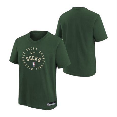 NIKE NBA LEGEND PRACTICE SS TEE Jr Milwaukee Bucks