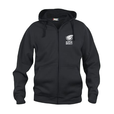 Hertsö Basket  Zip Hoody Svart