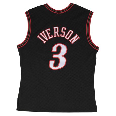 Vintage Champion Georgetown Allen Iverson offers #3 Jersey Size 44 Large RN26094