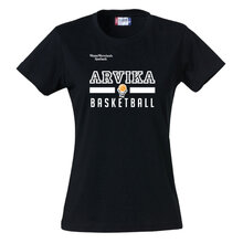 Arvika-BASKETBALL-svart-tee-dam