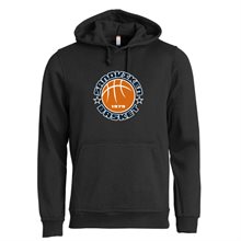 Sandviken Basket hoody Svart